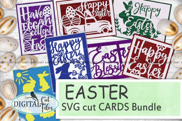 Download Easter Cards Bundle Svg Cricut Cut Files - Card Collection