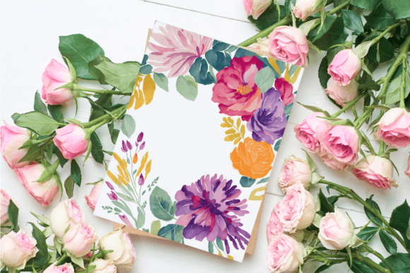 Download Watercolor Invitation Card Background - Card Collection