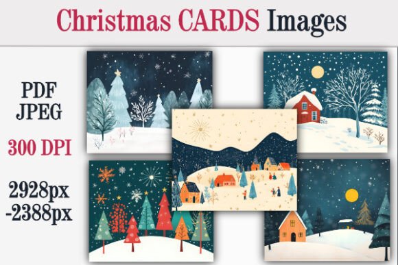 Download Christmas Card Images Papers Background - Card Collection