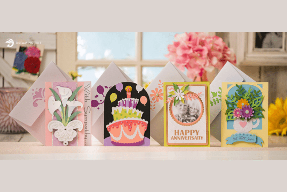 Download Quick and Easy Occasion Cards SVG Bundle - Card Collection