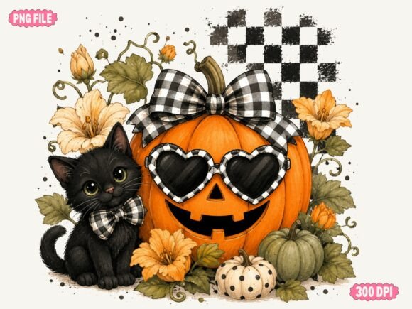 Download Cute Halloween Pumpkin Cat Clipart Black - Pumpkin cat clipart Collection